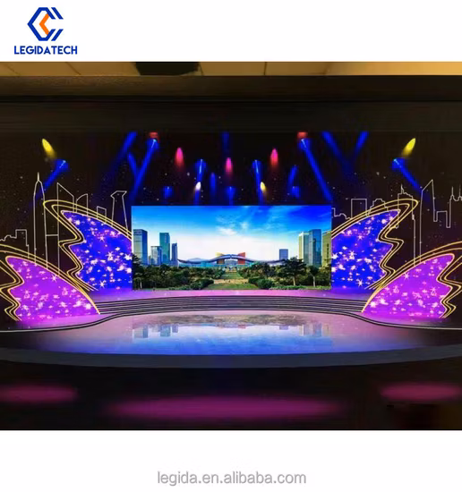 Legida Full Color Indoor Outdoor Advertising Rental Curved Digital Mobile Flexible DIP Poster Window TV Perimeter Sport Pantalla LED con precio P10