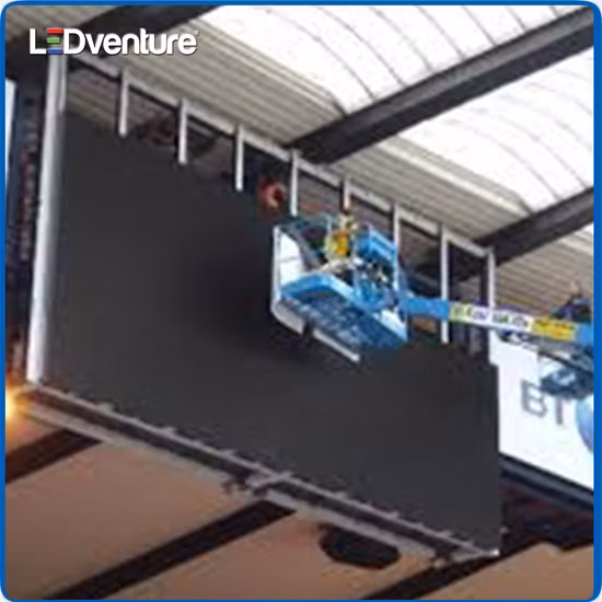 Exhibición de pantalla LED del deporte del perímetro del alquiler SMD de la publicidad al aire libre interior a todo color